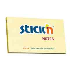 Stick'n - Stickn 2100900 76x127 Pastel Sarı 100 yp