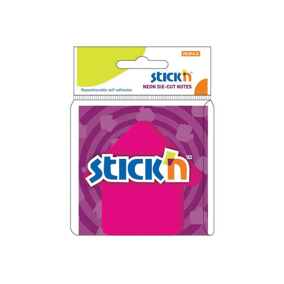 Stick’n Arrow Yapışkanlı Not Kağıdı Neon Pembe 21181