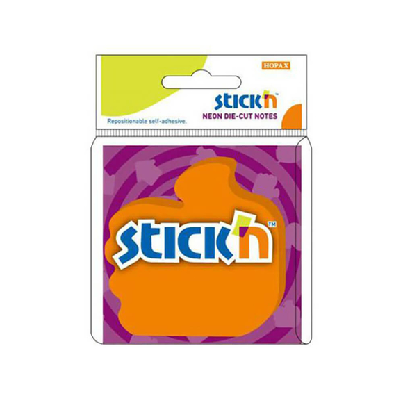 Stickn Yapışkanlı Not Kağıdı 76X70 Başparmak Neon Turuncu 50 Yaprak 2117800