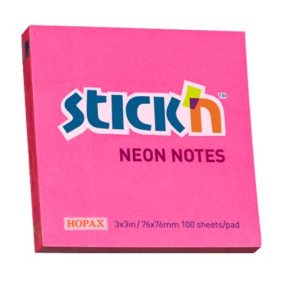 Stick’n Yapışkanlı Not Kağıdı Neon Koyu Pembe 21165