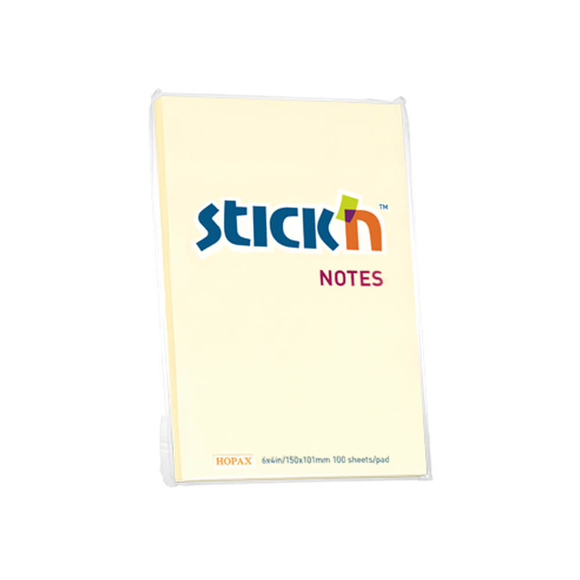 Stick’n Yapışkanlı Not Kağıdı Pastel Sarı 21014