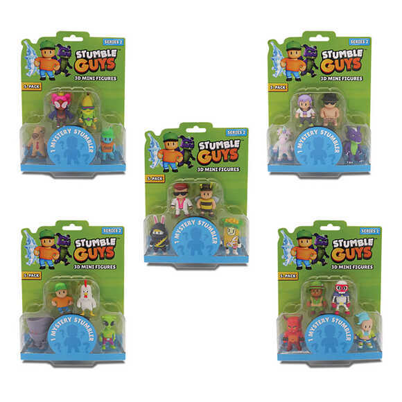 Stumble Guys 5 ’Li Mini Figur S2 SG-30006_5 TUY14000