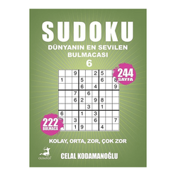 Sudoku 6 Kolay, Orta, Zor, Çok Zor - Thumbnail
