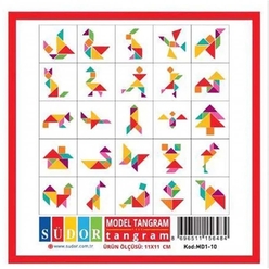 Südor - Südor Ahşap Tangram 14x14 MD-1-10