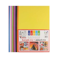 Südor - Südor Eva A4 10 Renk Karışık Sk02