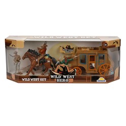 Sunman West Play Set Indian And Coach 77116 - Thumbnail