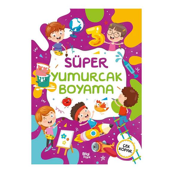 Süper Yumurcak Boyama Kitabı