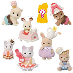 Sylvanian Families Bebek Minifigür Pasta Partisi Serisi 5765 - Thumbnail