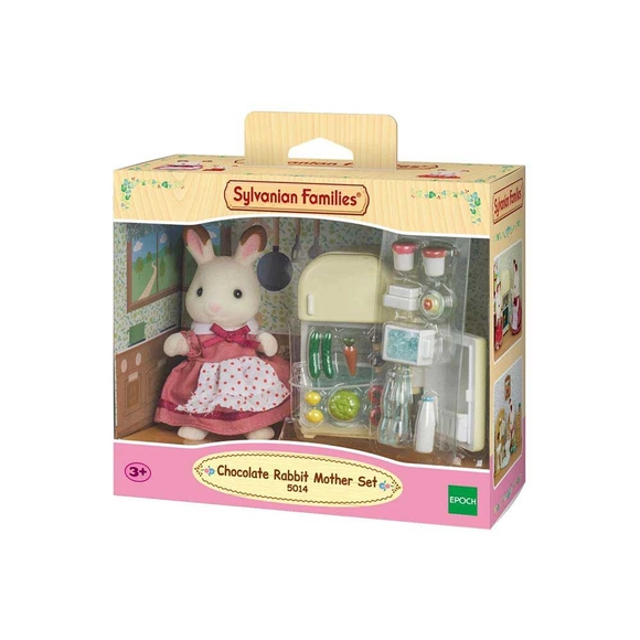 Sylvanian Families Çikolata Kulaklı Tavşan Anne Buzdolabı Set 5014