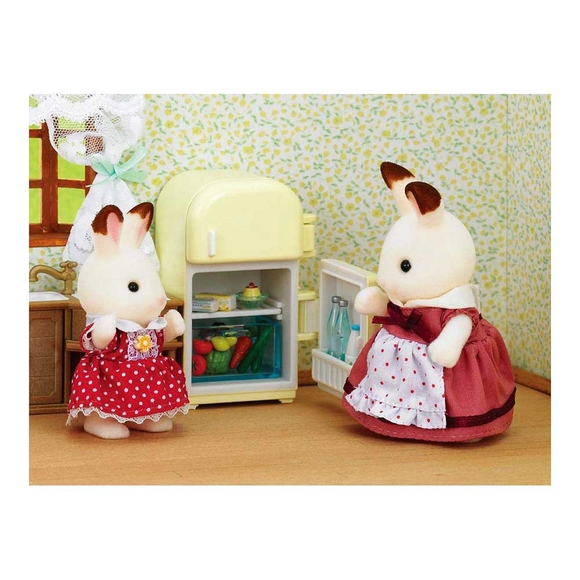 Sylvanian Families Çikolata Kulaklı Tavşan Anne Buzdolabı Set 5014