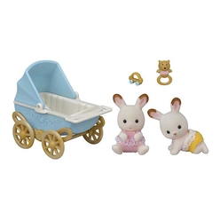 Sylvanian Families Çikolata Kulaklı Tavşan İkizler 5432 - Thumbnail