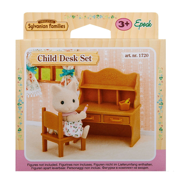 Sylvanian Families Fare Kız Kardeş ve Çalışma Masası ESE5142