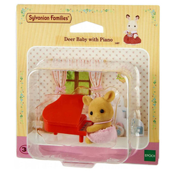 Sylvanian Families Geyik Bebek ve Piyano ESE5138 - Thumbnail