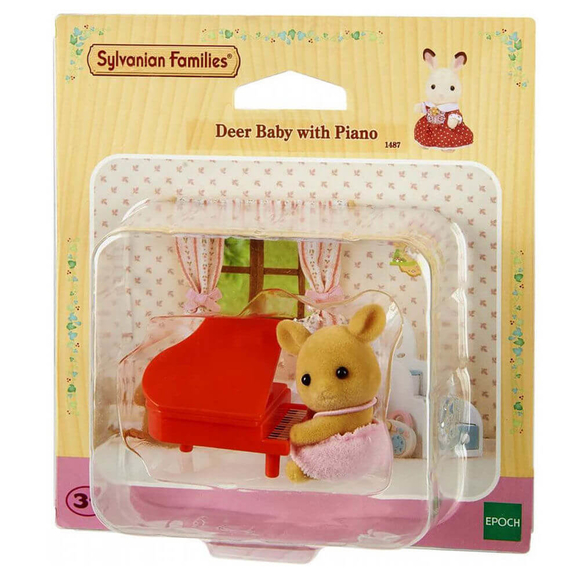 Sylvanian Families Geyik Bebek ve Piyano ESE5138