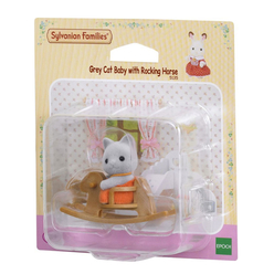 Adore Sylvanian Families - Sylvanian Families Gri Bebek Kedi ve At ESE5135