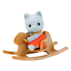 Sylvanian Families Gri Bebek Kedi ve At ESE5135 - Thumbnail