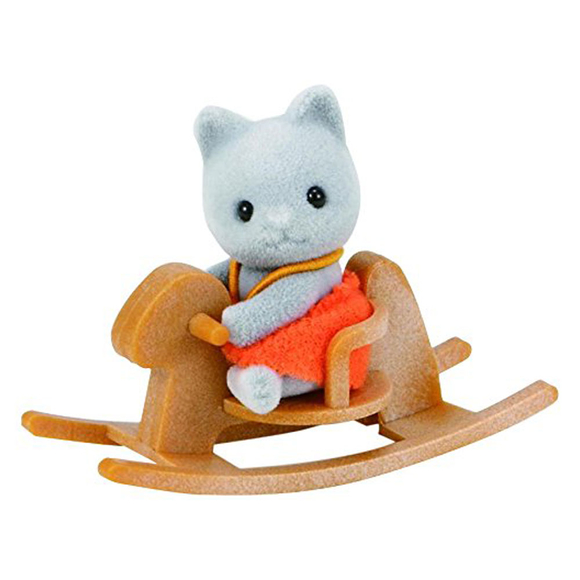Sylvanian Families Gri Bebek Kedi ve At ESE5135