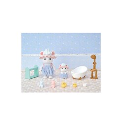 Sylvanian Families Kardeşle Köpüklü Banyo Seti 5805 - Thumbnail