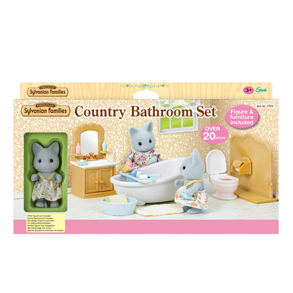 Sylvanian Families Kedi Anne ve Banyo Seti ESE1704