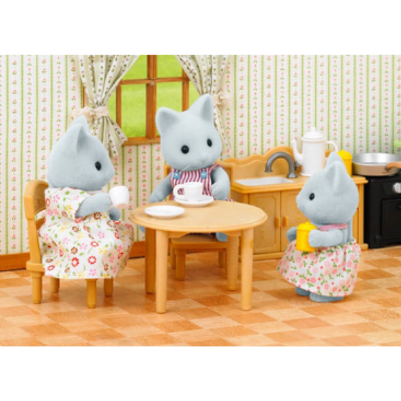 Sylvanian Families Kedi Kardeş ve Mutfak Seti ESE1703