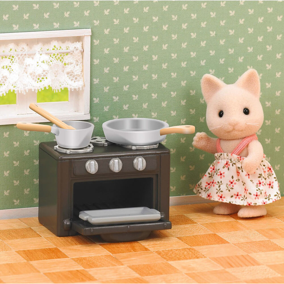 Sylvanian Families Kedi Kız Kardeş ve Fırın Seti ESE1917