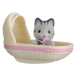 Sylvanian Families Kedi ve Beşik EST5198 - Thumbnail