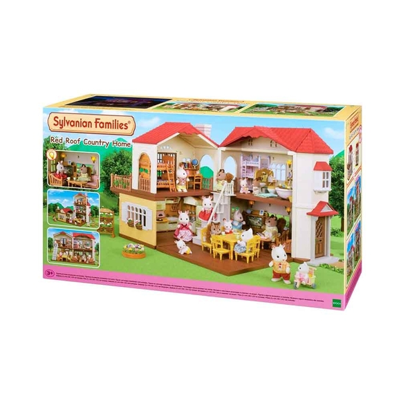 Sylvanian Families Kırmızı Çatılı Işıklı Şehir Evi 5302