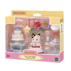 Sylvanian Families Parti Zamanı Oyun Seti -Smokin Kedi Kız 5646 - Thumbnail