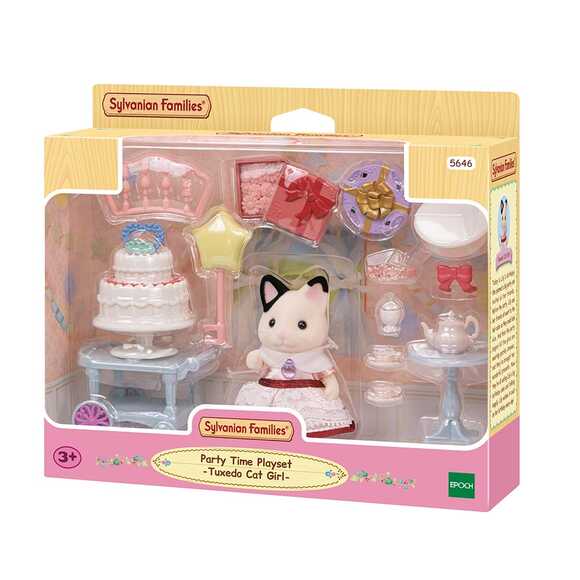 Sylvanian Families Parti Zamanı Oyun Seti -Smokin Kedi Kız 5646