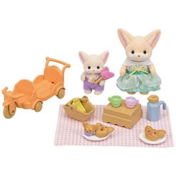 Sylvanian Families Piknik Seti Çöl Tilkisi Kız ve Bebek 5698 - Thumbnail