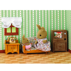 Sylvanian Families Tavşan Anne ve Salon Takımı ESE1702 - Thumbnail