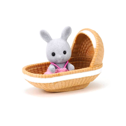 Sylvanian Families Tavşan Bebek ve Beşiği ESE4558 - Thumbnail