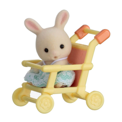 Sylvanian Families Tavşan ve Bebek Arabası EST5201 - Thumbnail