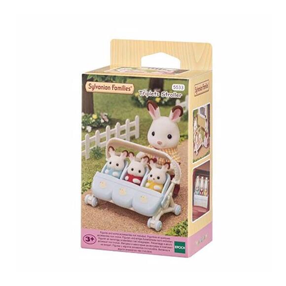 Sylvanian Families Üçüz Bebek Arabası 5533