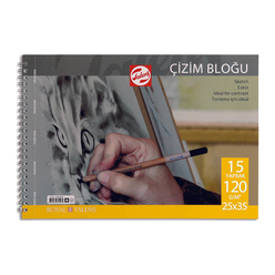 Talens 120 gr Çizim Blok 25X35 cm 15 Yaprak 120253515 - Thumbnail