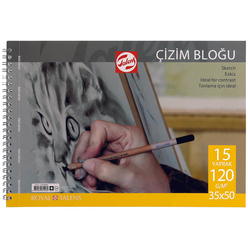 Talens 120 gr Çizim Blok 35X50 cm 15 Yaprak 120355015 - Thumbnail