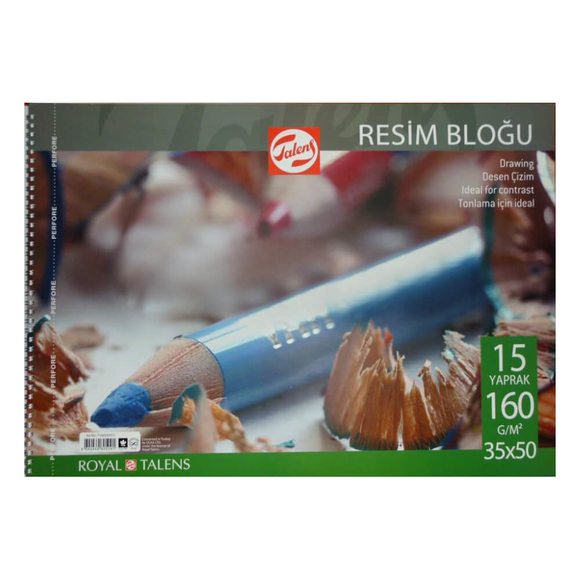 Talens 160 gr Çizim Blok 25x35 cm 15 Yaprak Spiralli 480304