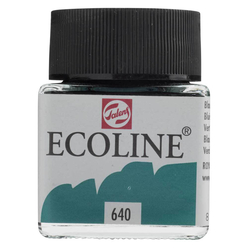 Talens Ecoline Sıvı Suluboya 30 ml Bluish Green 640 - Thumbnail