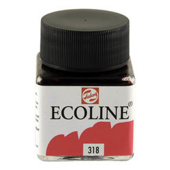 Talens Ecoline Sıvı Suluboya 30 ml Carmine 318 - Thumbnail