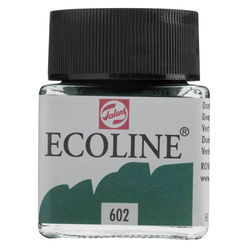 Talens Ecoline Sıvı Suluboya 30 ml Deep Green 602 - Thumbnail