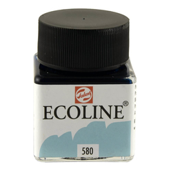 Talens Ecoline Sıvı Suluboya 30 ml Pastel Blue 580 - Thumbnail