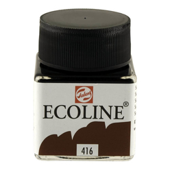 Talens Ecoline Sıvı Suluboya 30 ml Sepia 416 - Thumbnail