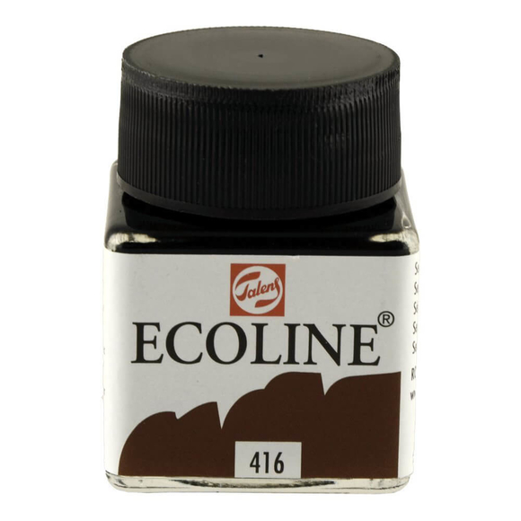 Talens Ecoline Sıvı Suluboya 30 ml Sepia 416