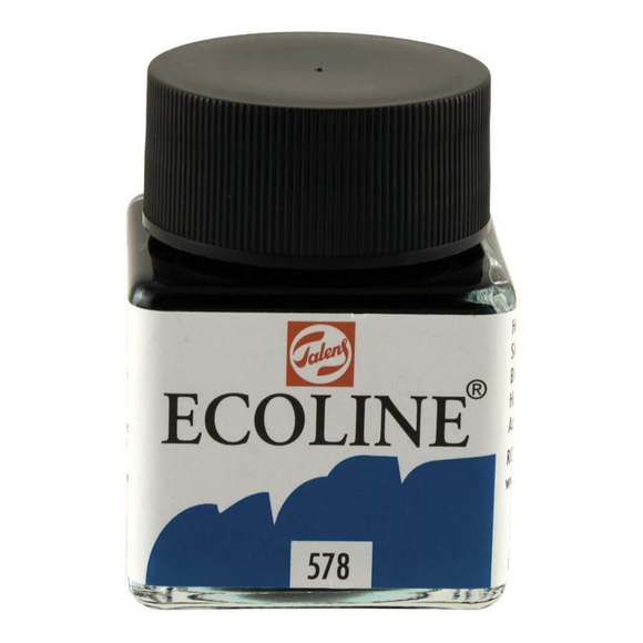 Talens Ecoline Sıvı Suluboya 30 ml Sky Blue Cyan 578