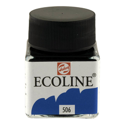 Talens Ecoline Sıvı Suluboya 30 ml Ultramarine Deep 506 - Thumbnail