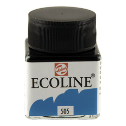 Talens Ecoline Sıvı Suluboya 30 ml Ultramarine Light 505 - Thumbnail