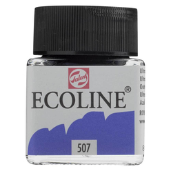 Talens Ecoline Sıvı Suluboya 30 ml Ultramarine Violet 507 - Thumbnail