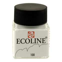 Talens Ecoline Sıvı Suluboya 30 ml White 100 - Thumbnail