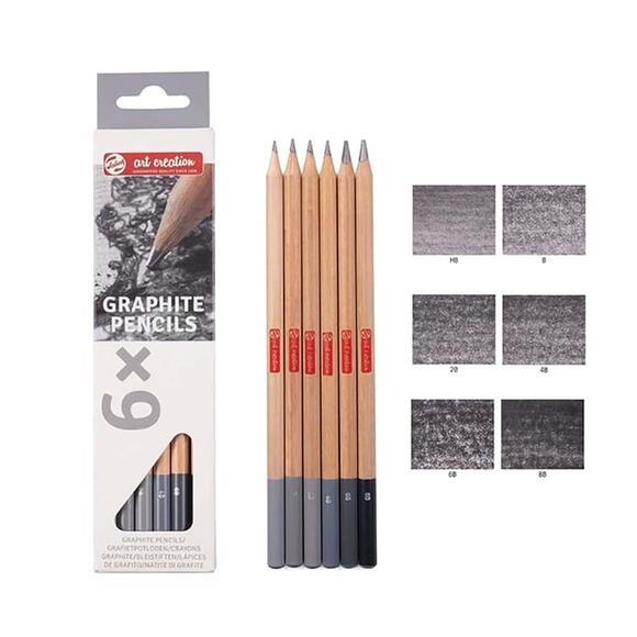 Talens RT9028106M Art Creation Dereceli Kalem Seti 6’Lı