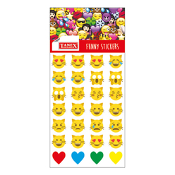 Tanex Damla Emoji Etiket 6’lı TDE102 - Thumbnail